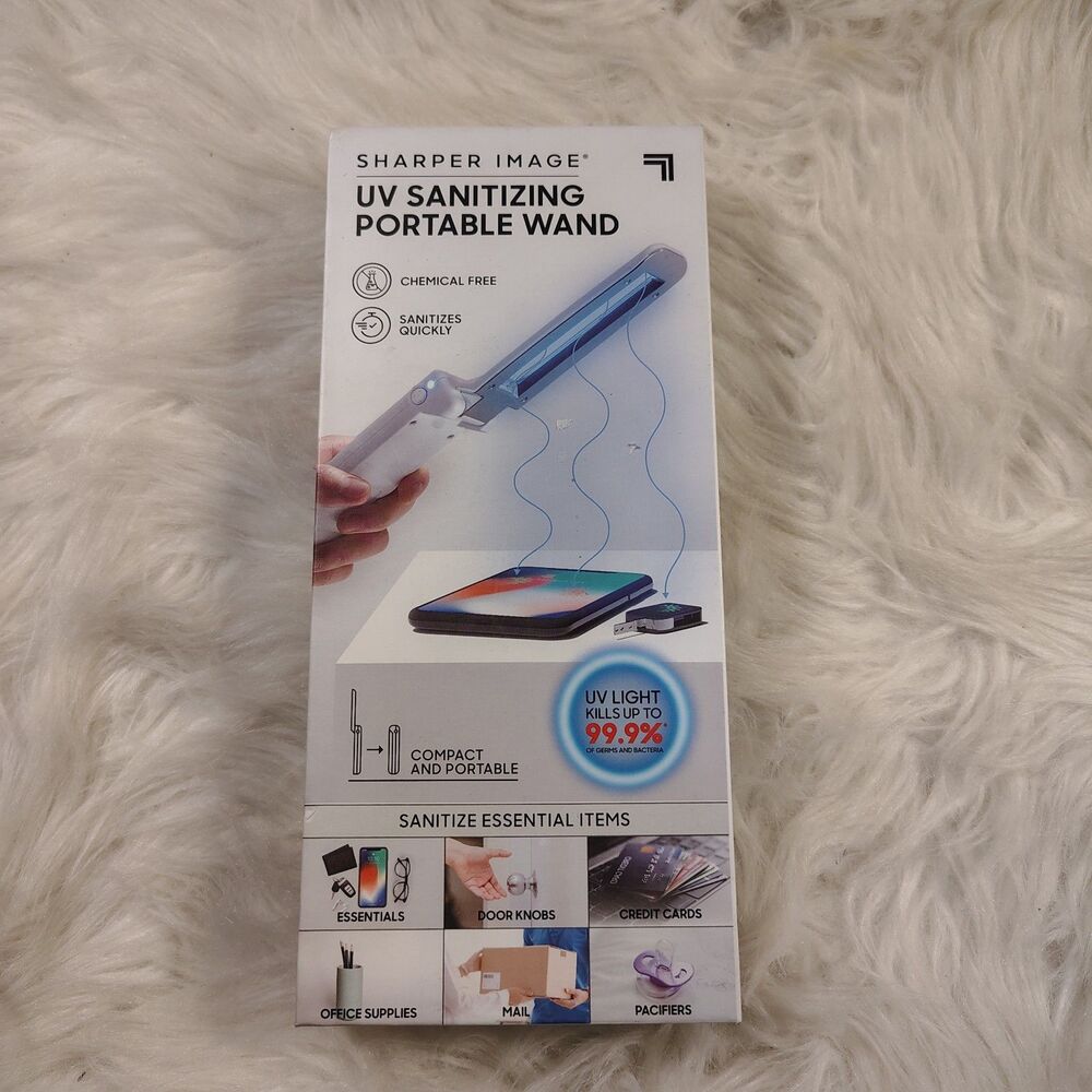 SHARPER IMAGE UV Light Portable Foldable * NEW * Sanitizer